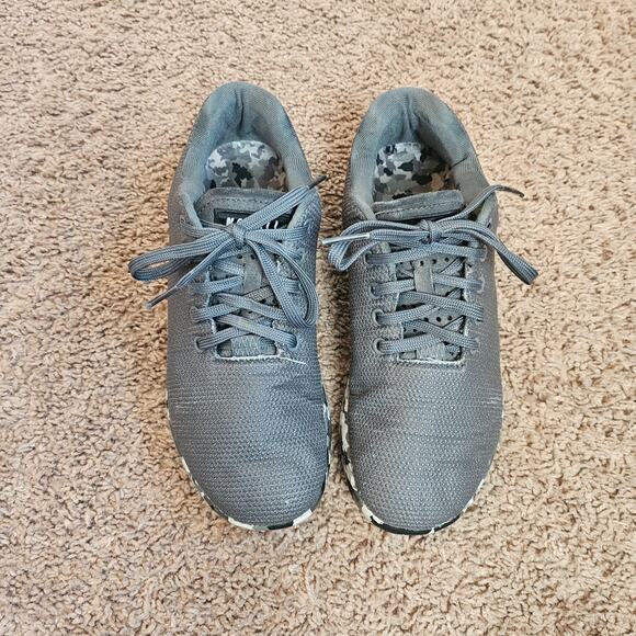 Nobull Outwork Wild Shoes Black Gray Camouflage Sneakers Mens 7.5 Womens 9 - Picture 2 of 11